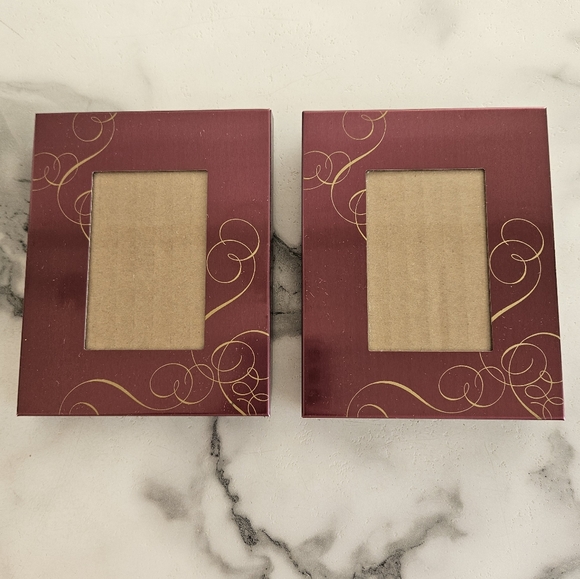 3 for $30 2 Small Red and Gold picture frames - Picture 1 of 10